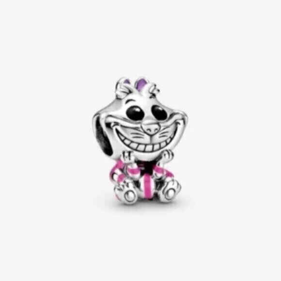 Pandora Disney Alice in Wonderland Cheshire Cat Charm - Picture 1 of 4